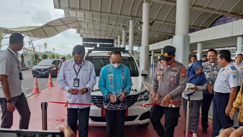 Foto: Bupati Bangka Tengah, Algafri Rahman saat meresmikan 
