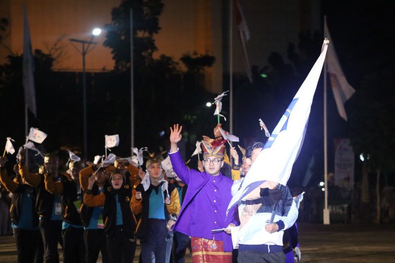 Caption: Atlet dan Official dari Bangka Belitung