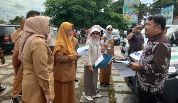 Pj Walikota Lusje Hadiri Inventarisir Kendaraan Dinas Pemkot